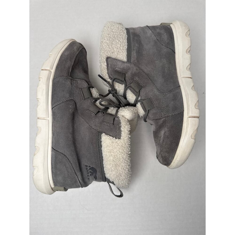 Sorel Women's Explorer Next Carnival Waterproof Boots gray size 9.5 - Picture 6 of 11